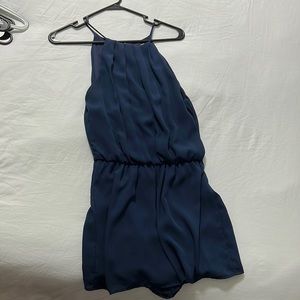 Navy blue romper